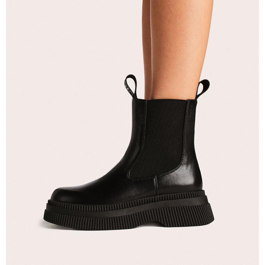 Victoria  damen stiefeletten dublin chelsea efecto piel 