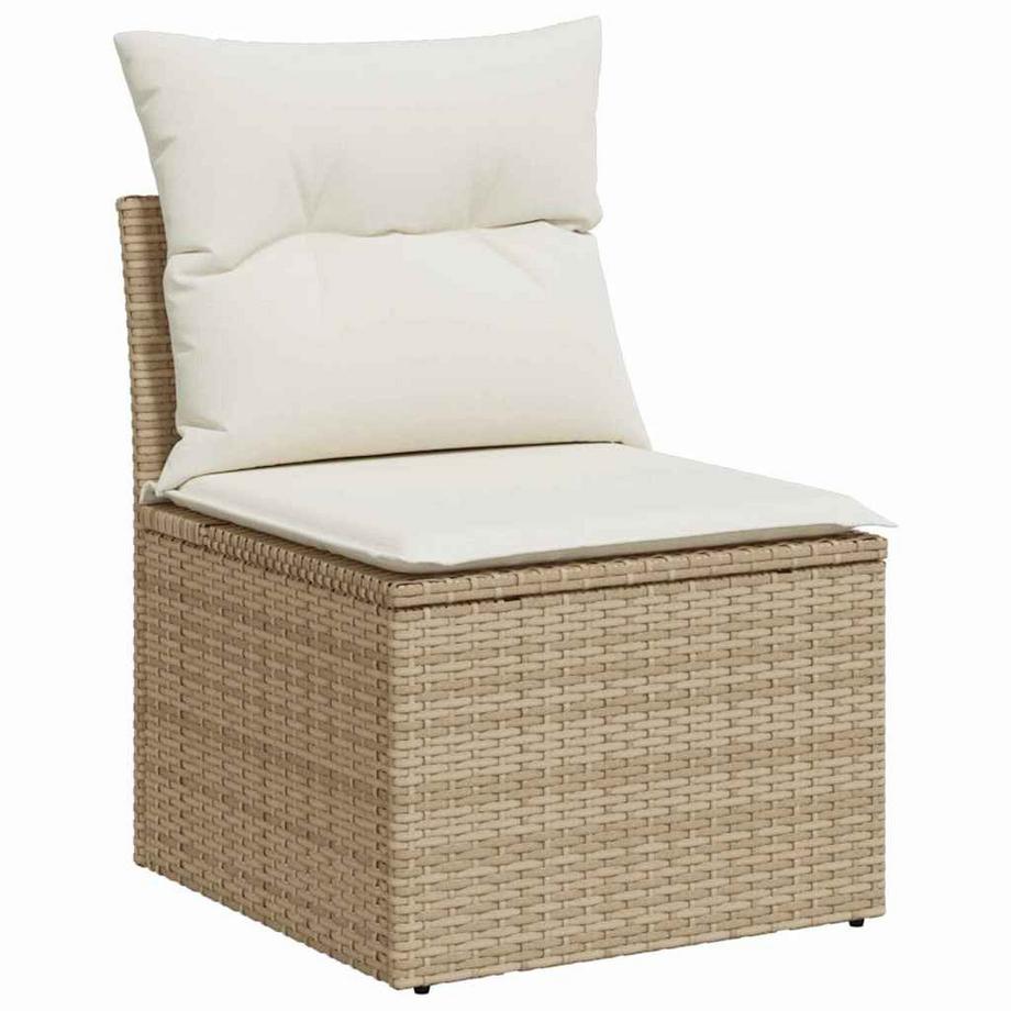 VidaXL Ensemble de canapé de jardin poly rattan  