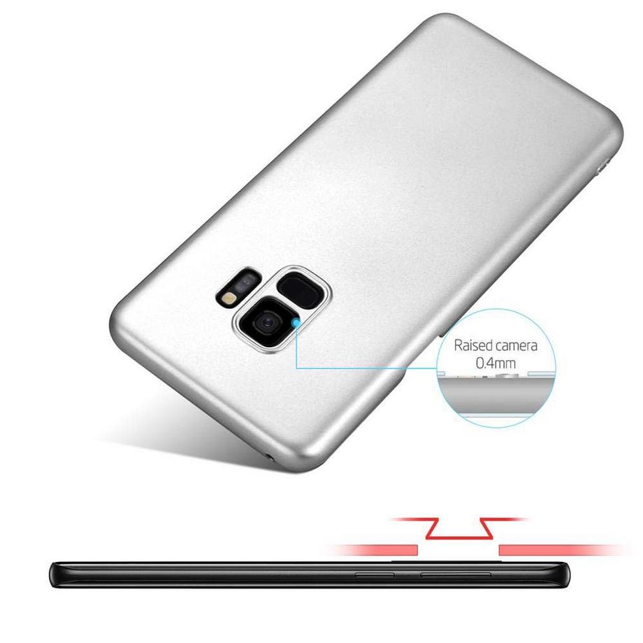 Cadorabo  Hülle für Samsung Galaxy S9 Hard Case in Metall Optik 
