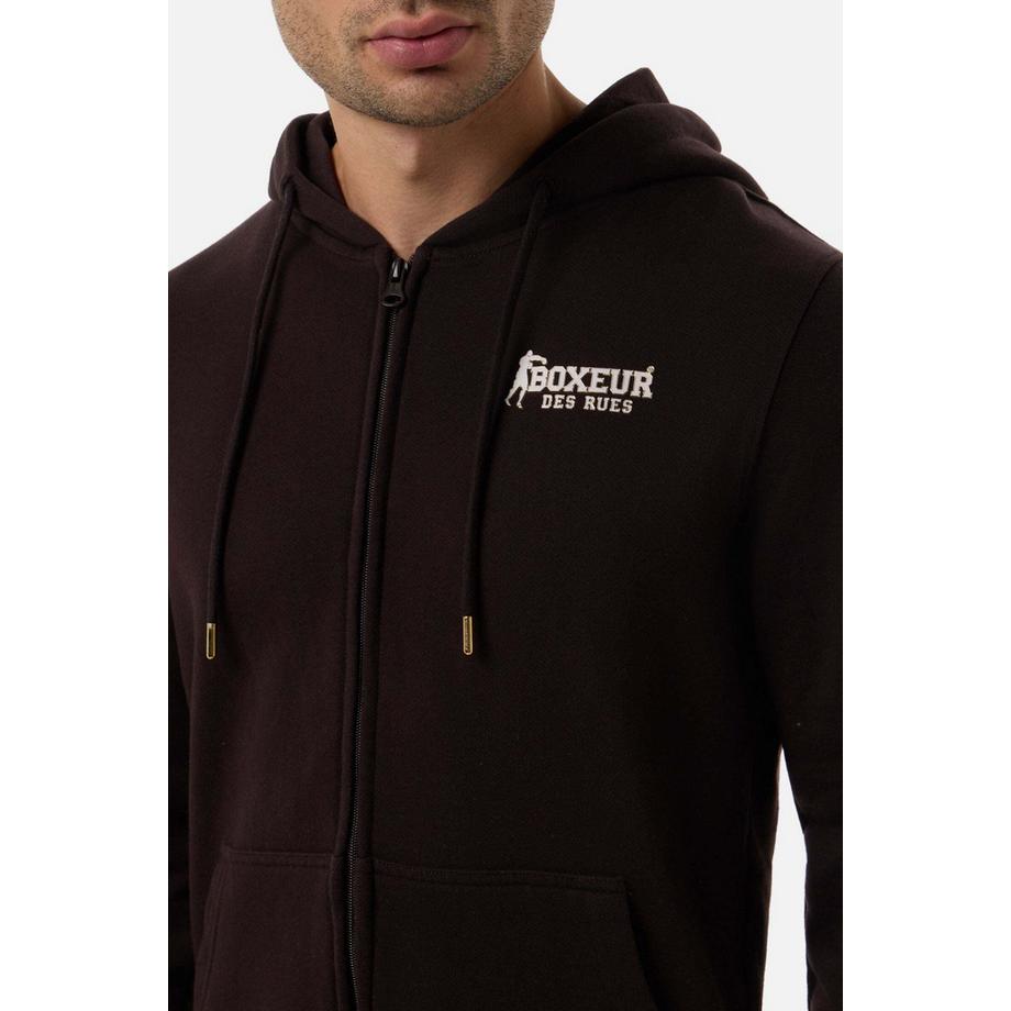 BOXEUR DES RUES Basic Full Zip Sweatjacke  