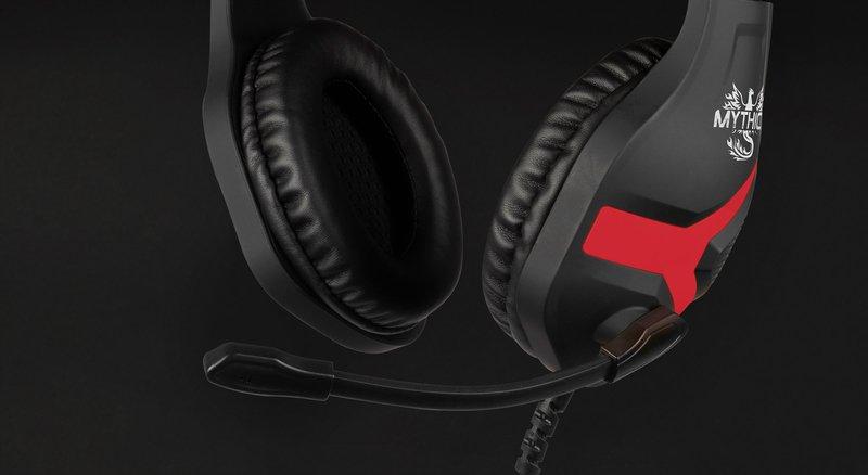 KONIX  Konix Nemesis Switch Kopfhörer Kabelgebunden Kopfband Gaming Schwarz, Rot 