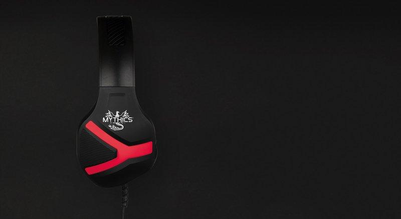 KONIX  Konix Nemesis Switch Kopfhörer Kabelgebunden Kopfband Gaming Schwarz, Rot 