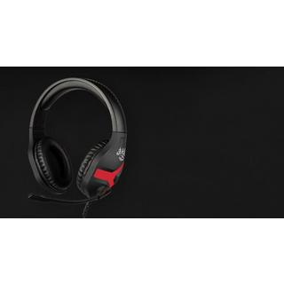 KONIX  Konix Nemesis Switch Kopfhörer Kabelgebunden Kopfband Gaming Schwarz, Rot 