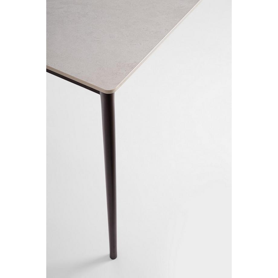 mutoni Table de salle à manger Reija 180x90 rouille-gris clair  