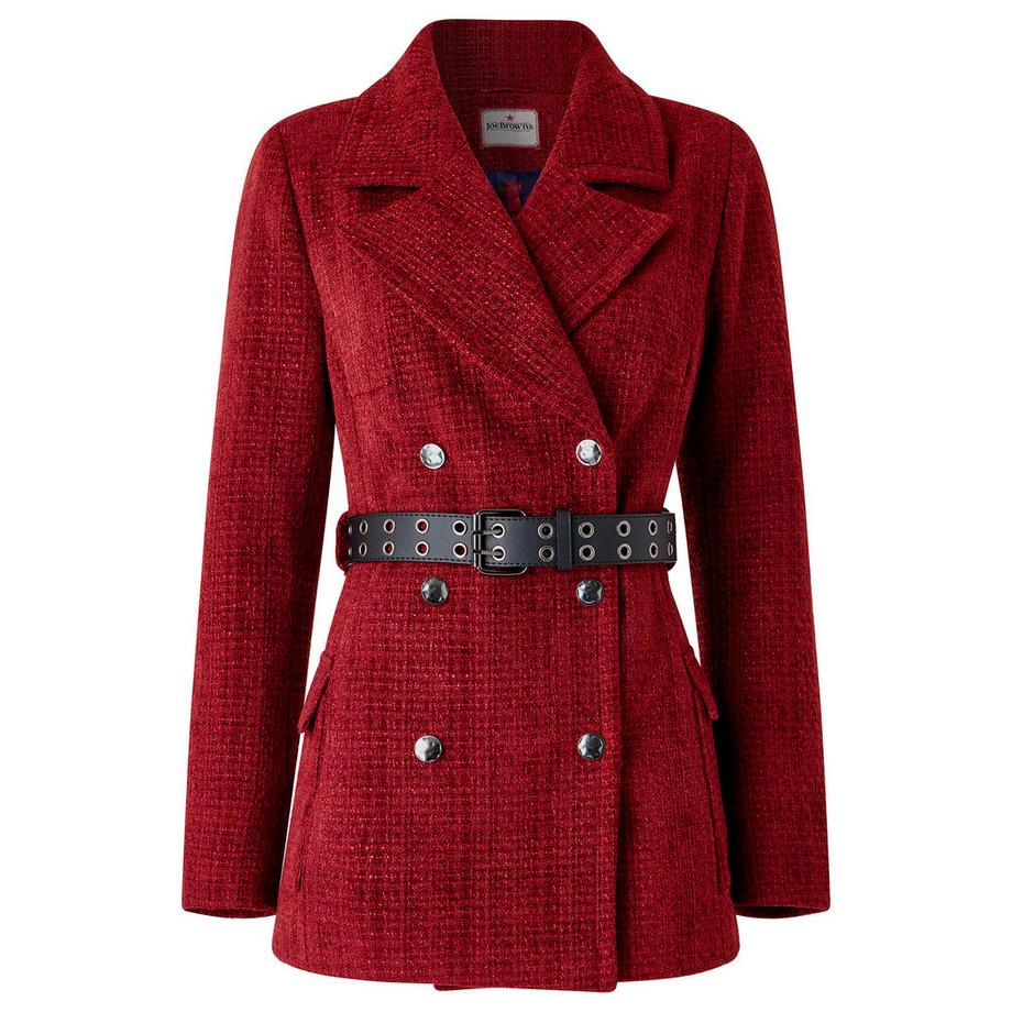 Joe Browns Cappotto in Tweed Cinturato Mabel  