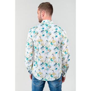 le temps des cerises Orel Fantasia Floreale Camicia Casual Maniche Lunghe  