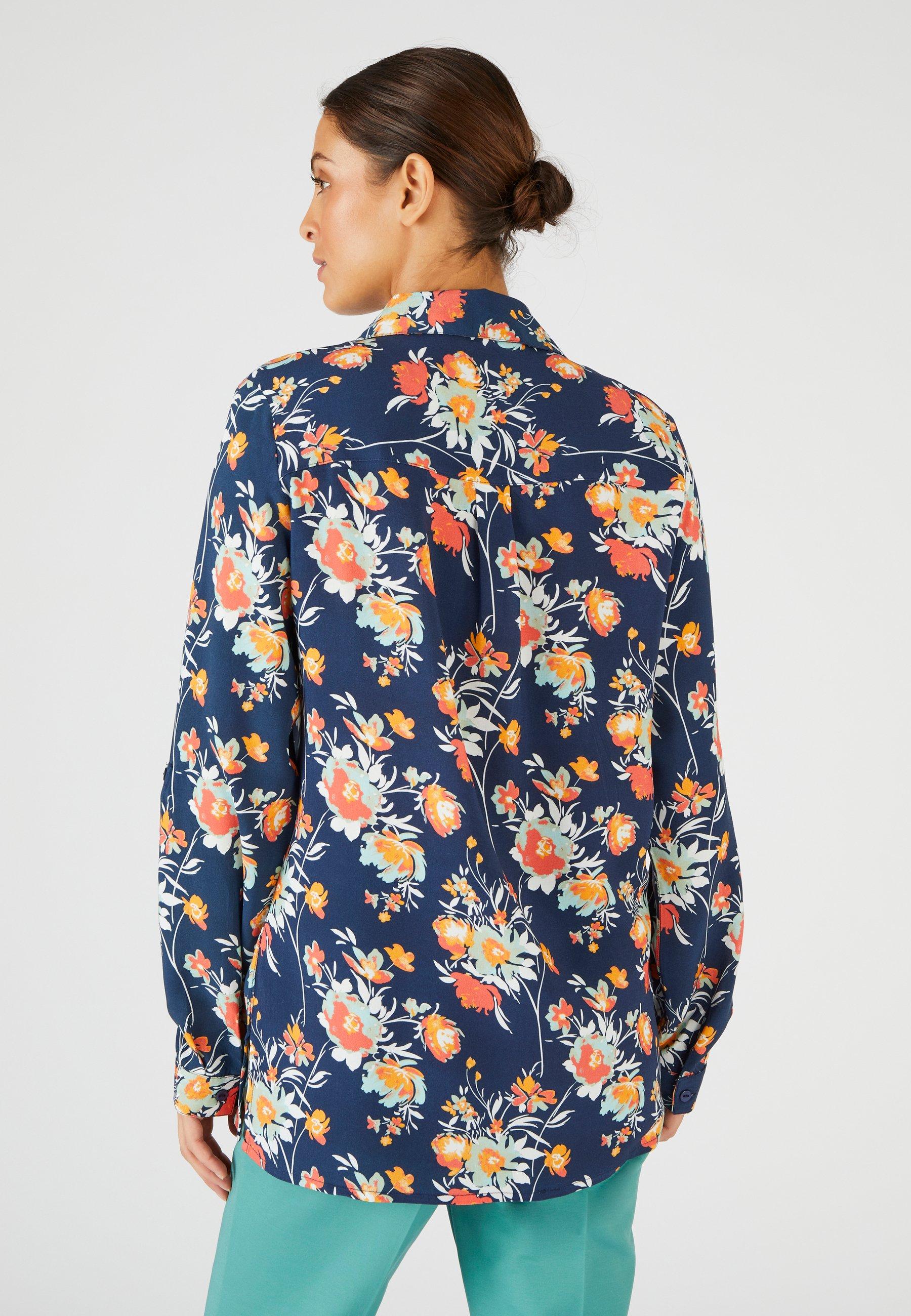 Damart  Chemisier imprimé fleurs en pure viscose, 