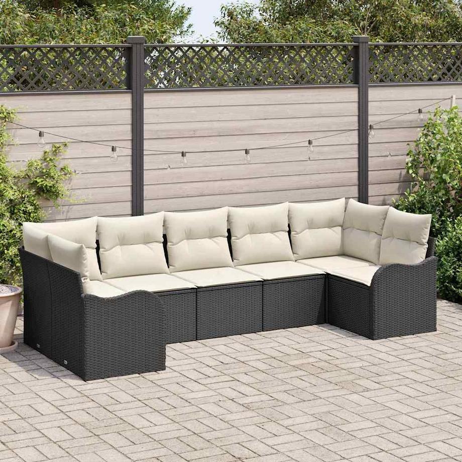 VidaXL Set Divano da Giardino Polyrattan  