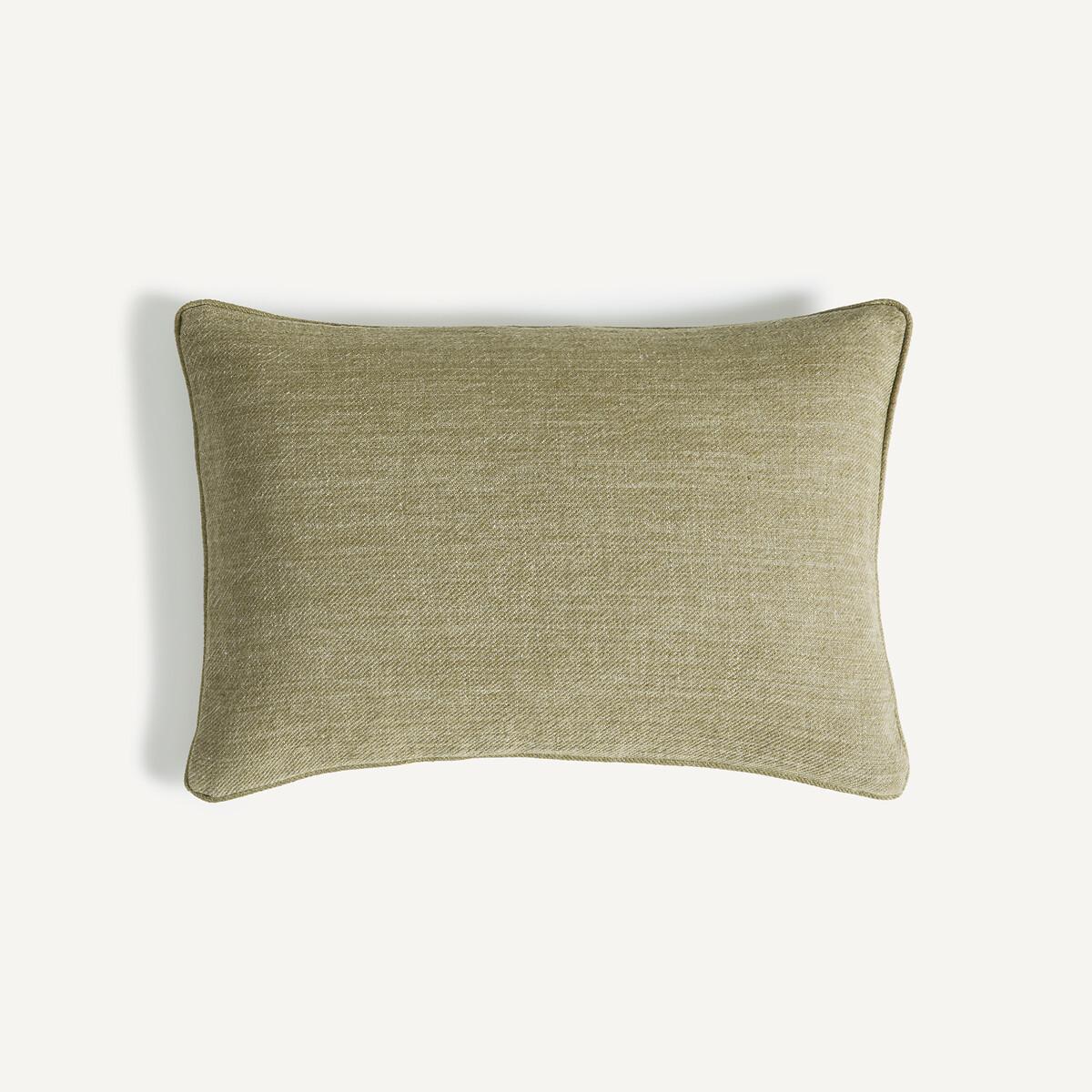 AM.PM Housse de coussin Serge en lin tissage sergé  