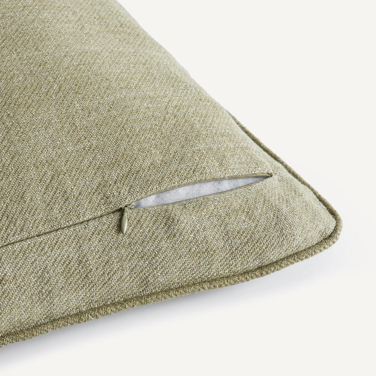 AM.PM Housse de coussin Serge en lin tissage sergé  