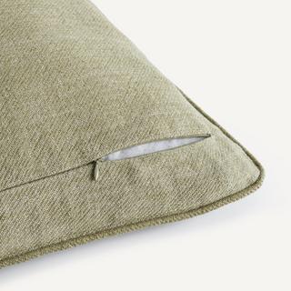 AM.PM Housse de coussin Serge en lin tissage sergé  