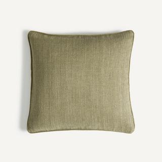 AM.PM Housse de coussin Serge en lin tissage sergé  