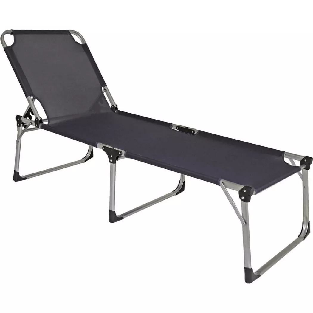 mutoni - Sonnenliege Abaco anthrazit, One Size, Grau