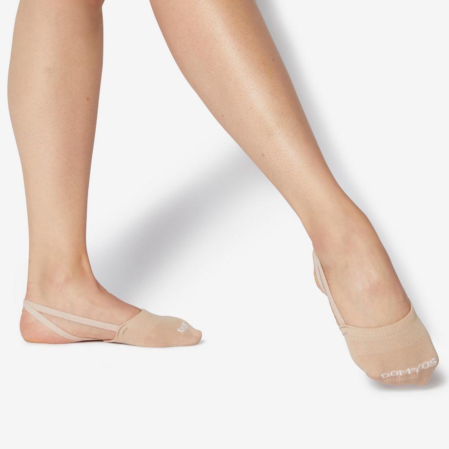 DOMYOS Chaussettes Gymnastique Polyamide  