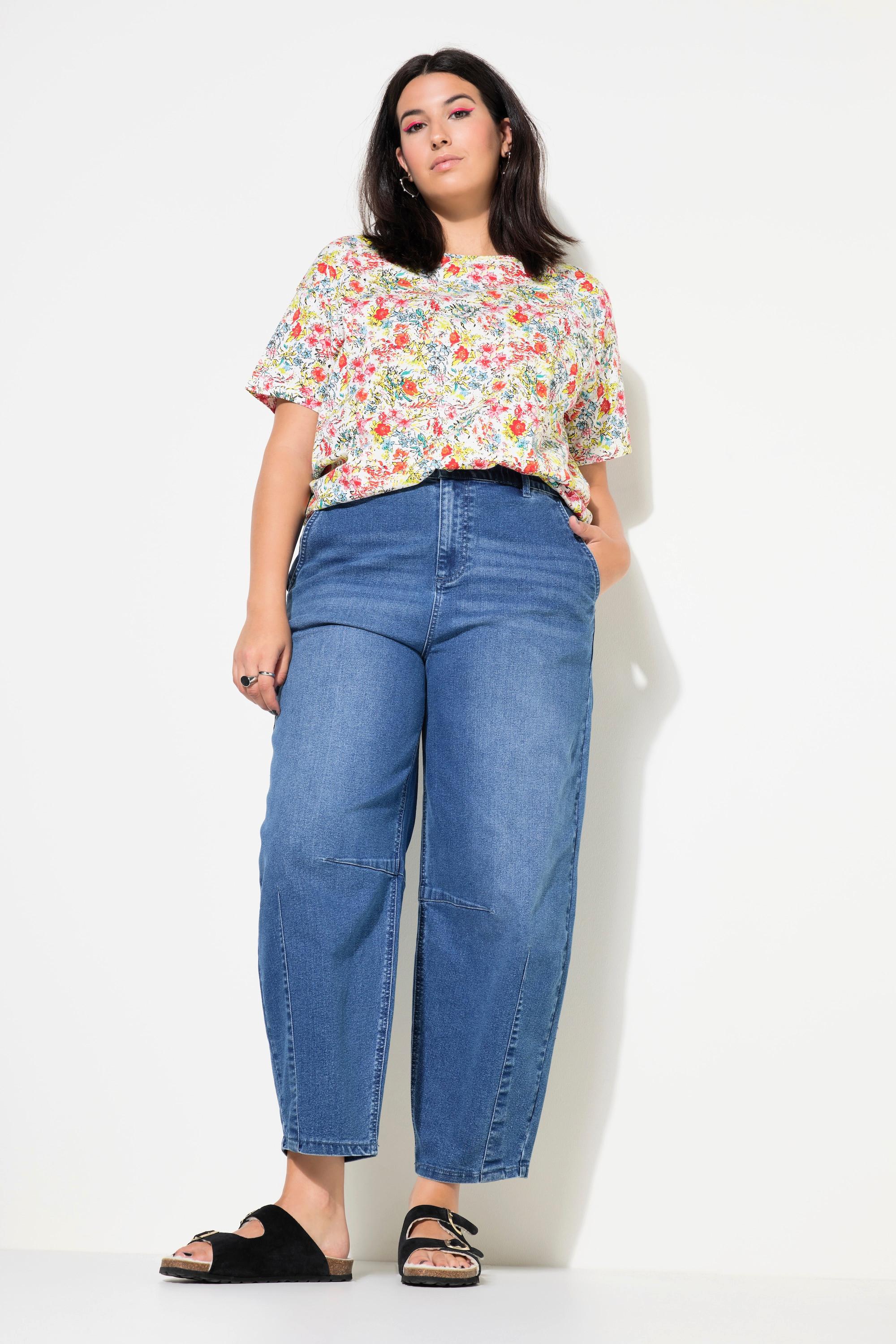 Studio Untold  Horseshoe-Jeans, Ballon Legs, HighWaist, 5-Pocket 