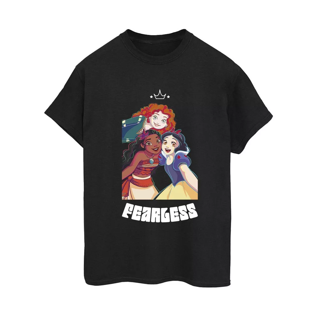 Disney - Princess Fearless TShirt, für Damen, Schwarz, Größe XL
