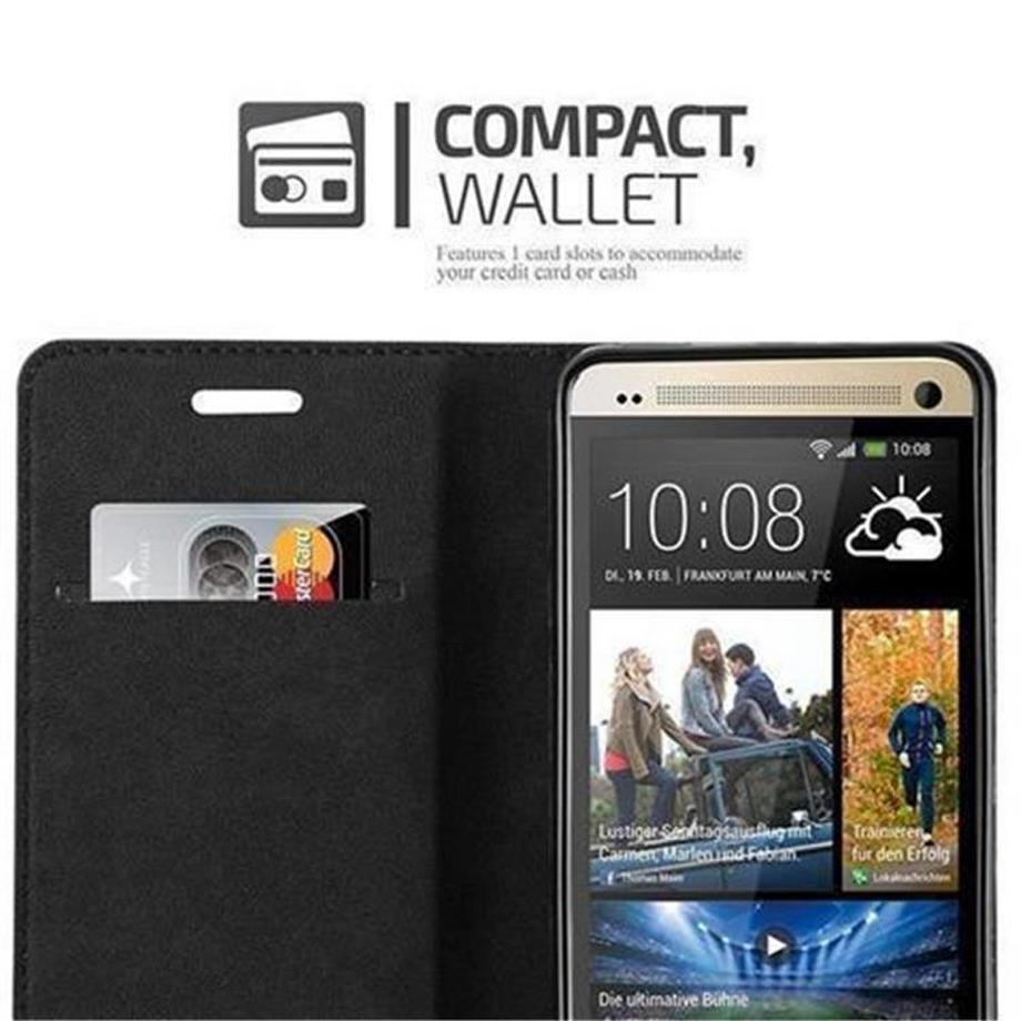 Cadorabo  Housse compatible avec HTC ONE M7 - Coque de protection avec fermeture magnétique, fonction de support et compartiment pour carte 