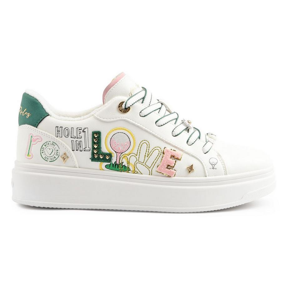 ALDO FOREMORE Plateau-Sneakers mit Golf-Stickerei  