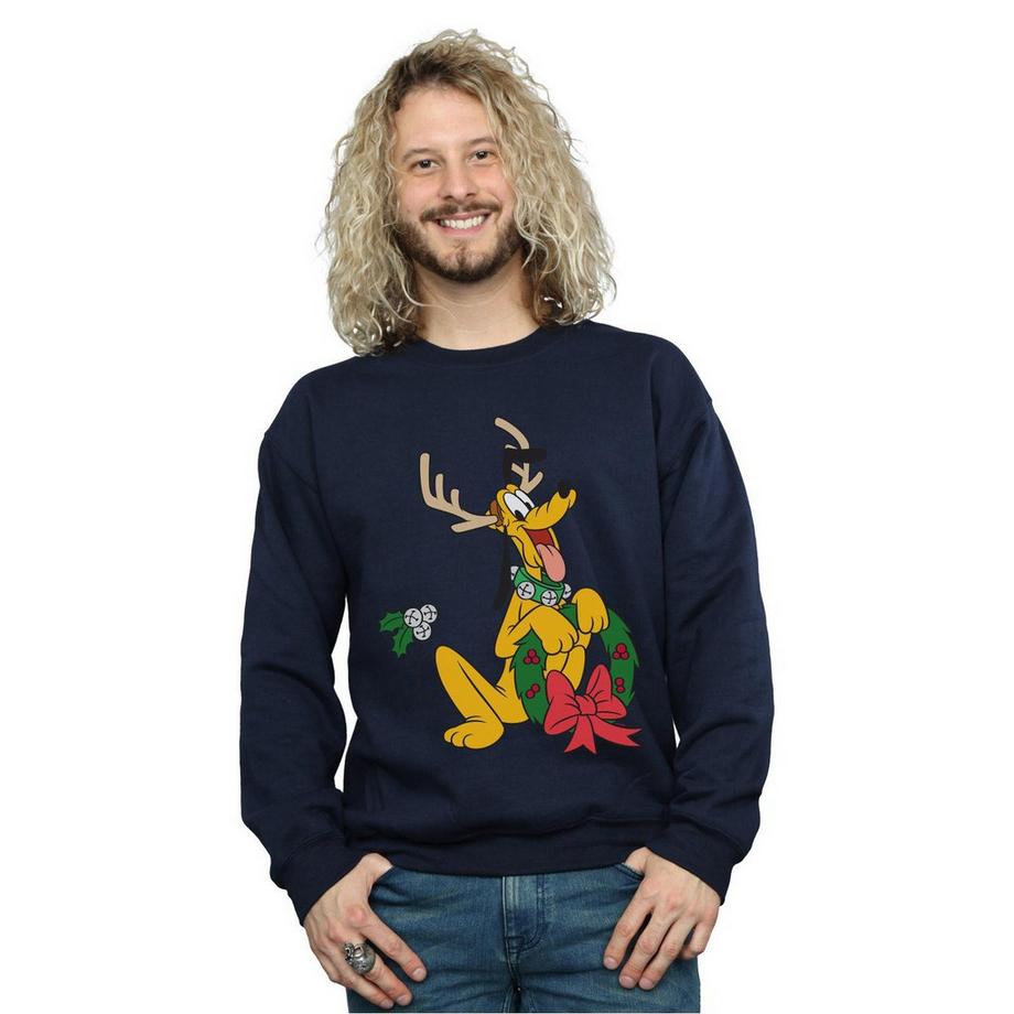 Disney Pluto Sweatshirt Bois de Noël  
