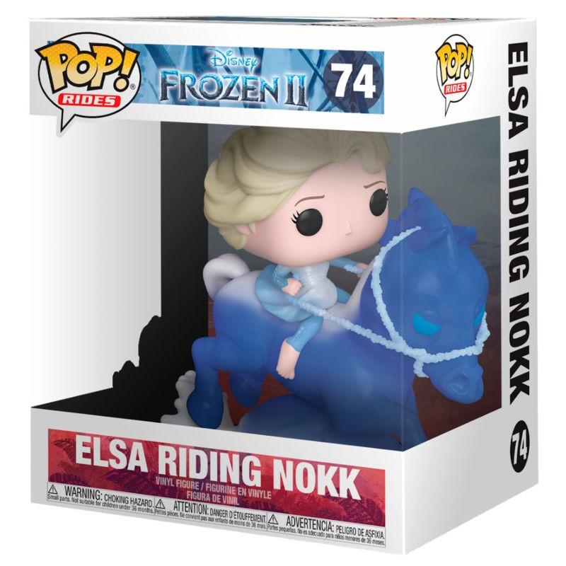 Funko  Figurine POP Disney Frozen 2 Elsa Riding Nokk 