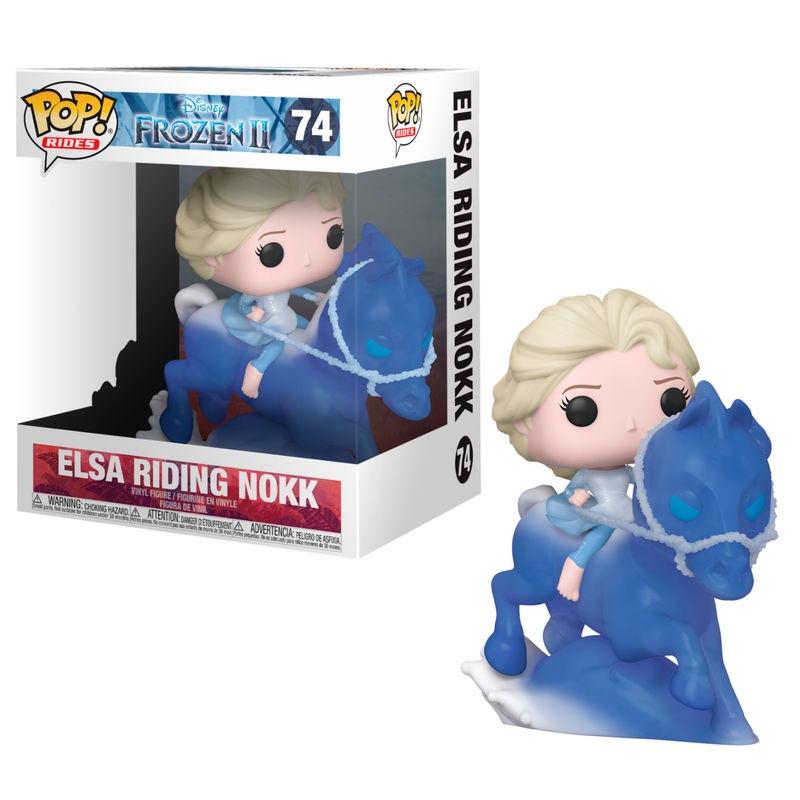 Funko  Figurine POP Disney Frozen 2 Elsa Riding Nokk 