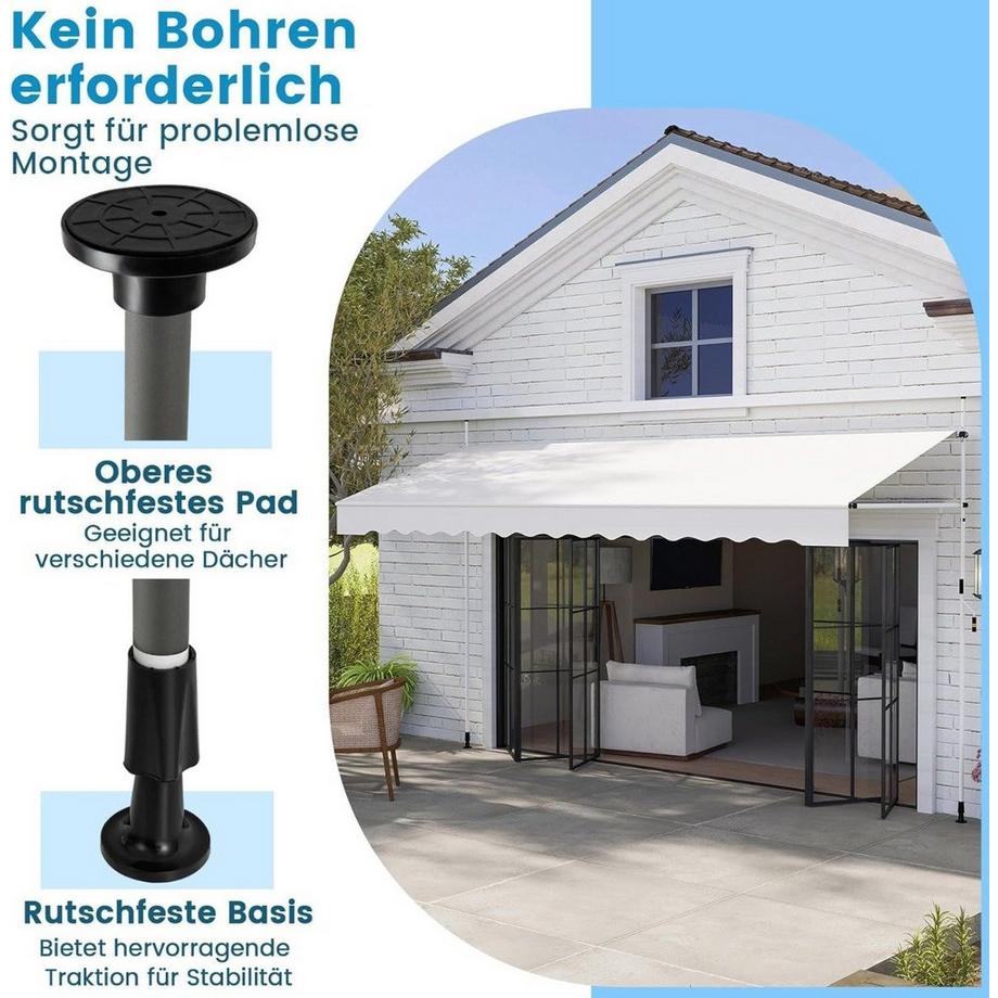 Northix Store rétractable avec manivelle  