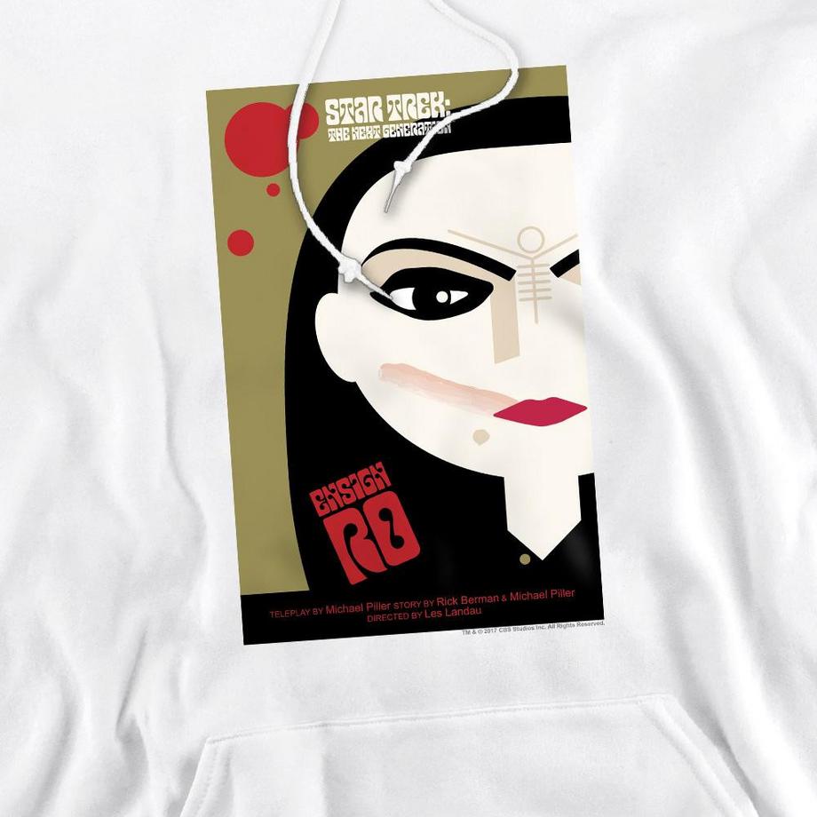 Star Trek The Next Generation Season 5 Episode 3 Felpa con Cappuccio  