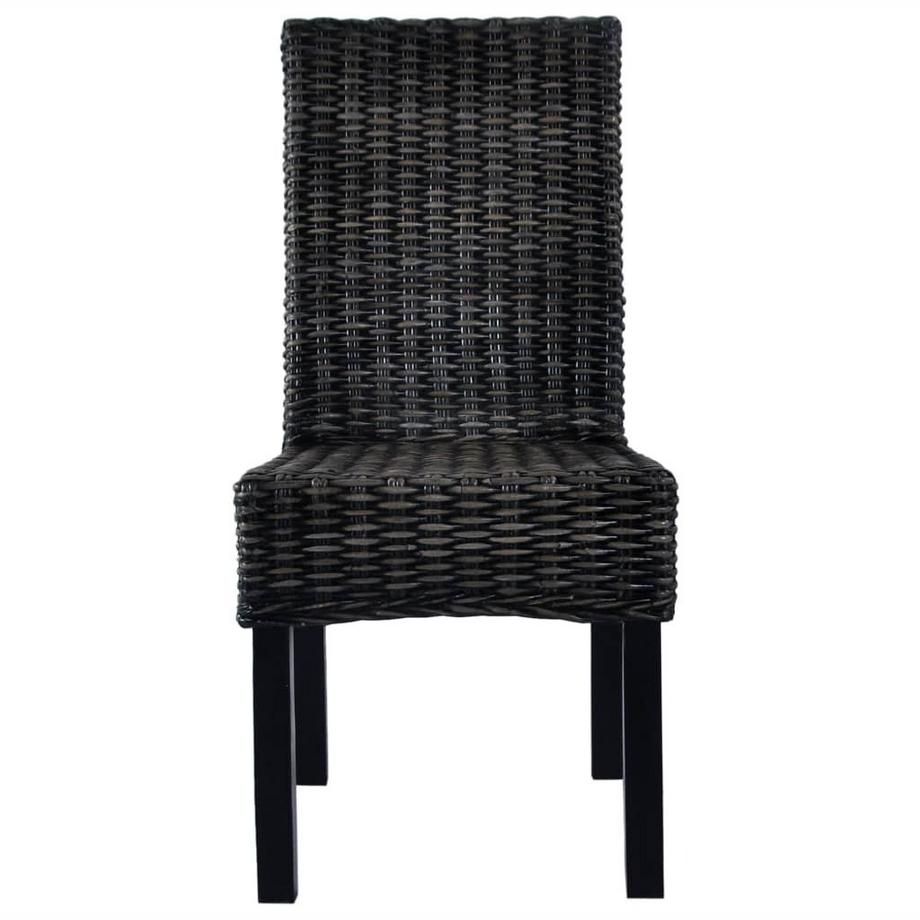 VidaXL Chaise de salle à manger rotin  