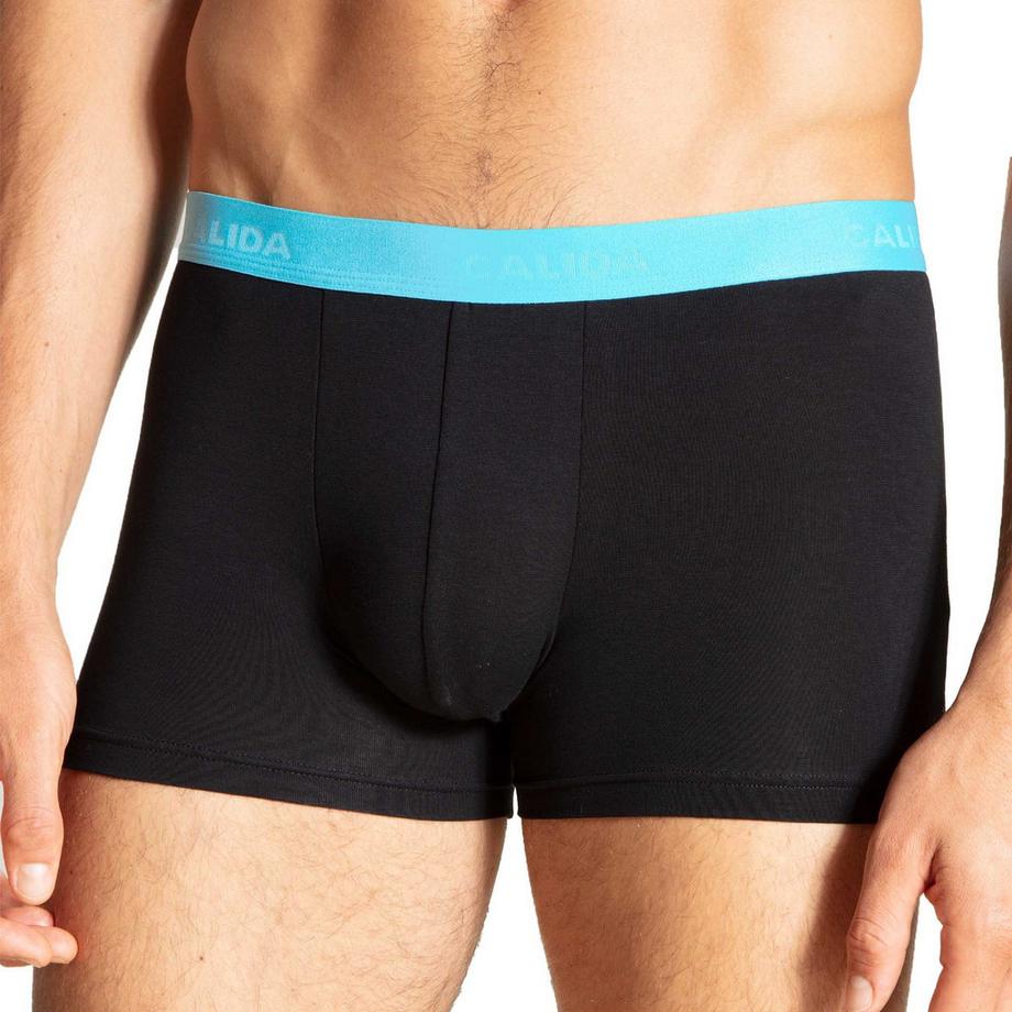 CALIDA New Boxer Natural Benefit 3P Figurbetonte Boxershorts 6er Pack  