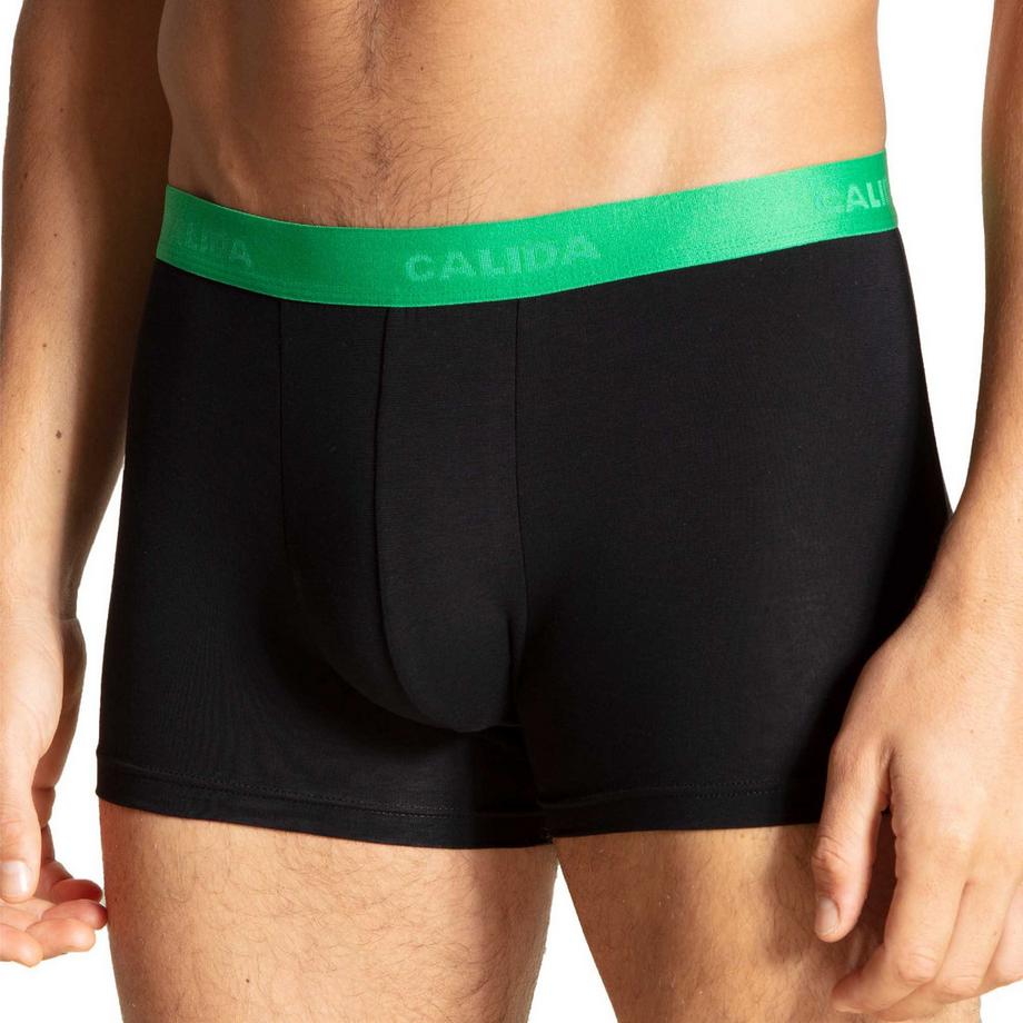 CALIDA New Boxer Natural Benefit 3P Figurbetonte Boxershorts 6er Pack  