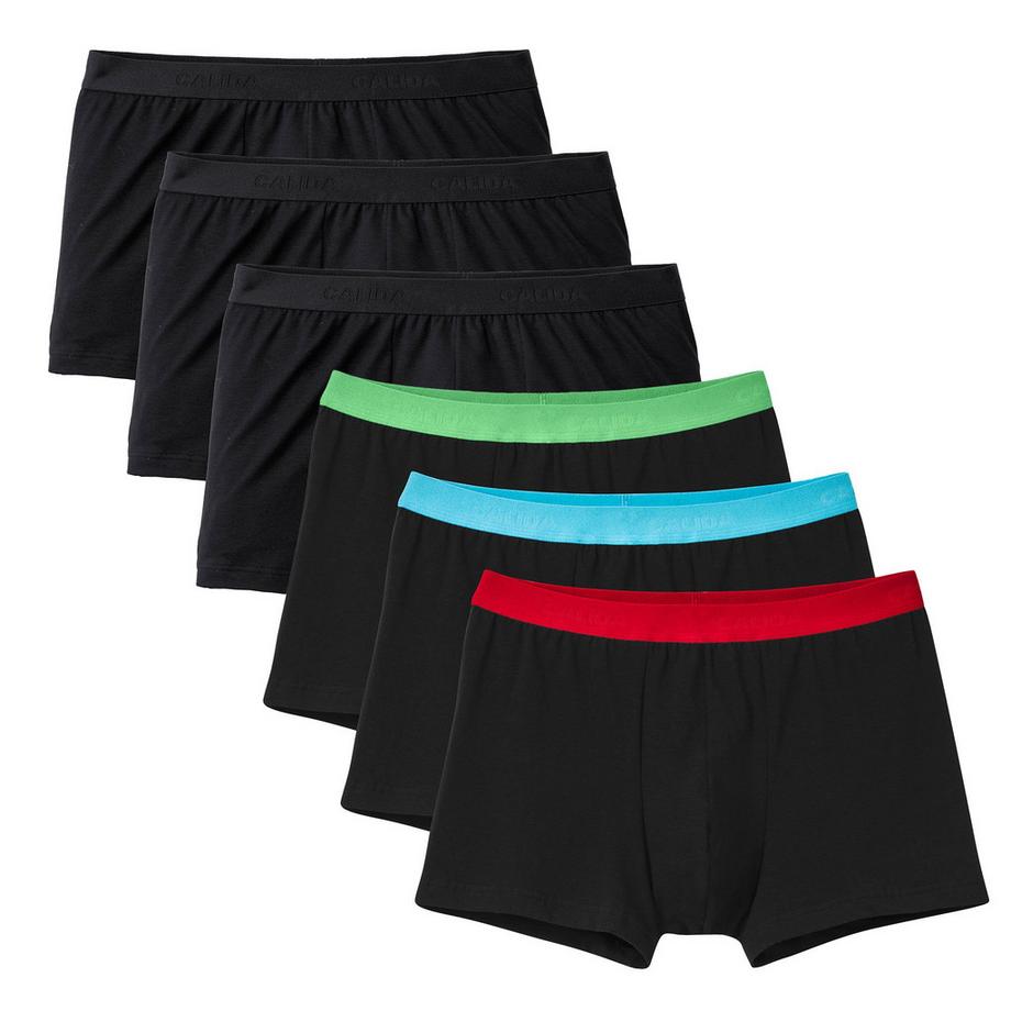 Boxershort  6er Pack Figurbetont-New Boxer Natural Benefit 3P