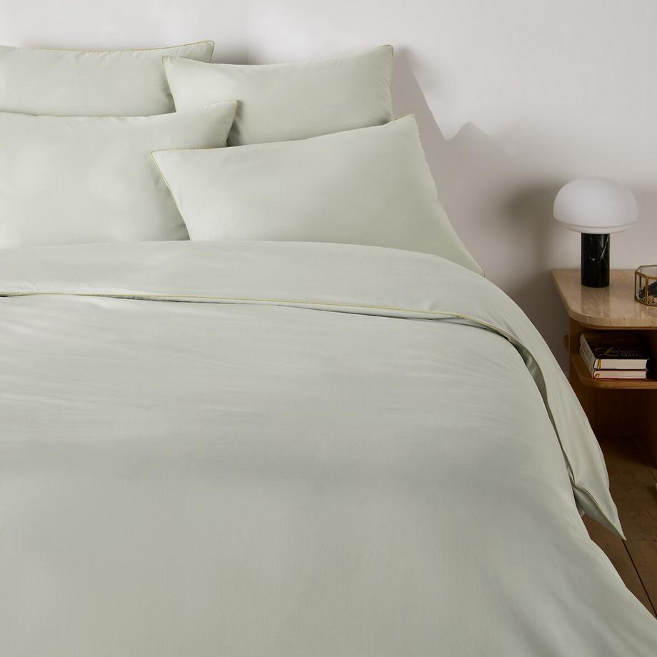Housse de couette en percale de lyocell et coton