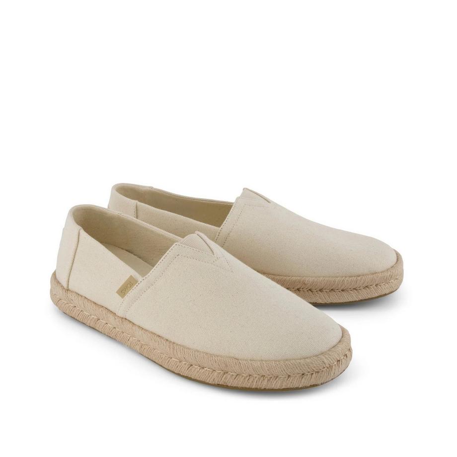 TOMS Baumwoll Espadrilles mit Seilsohle  