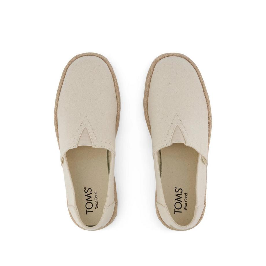 TOMS Baumwoll Espadrilles mit Seilsohle  