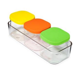 Yumbox Yumbox Chop Chop Serviertablett, rechteckig, lebensmittelecht  