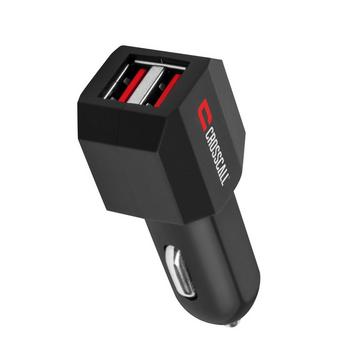 Caricatore auto Crosscall, 2 USB nero