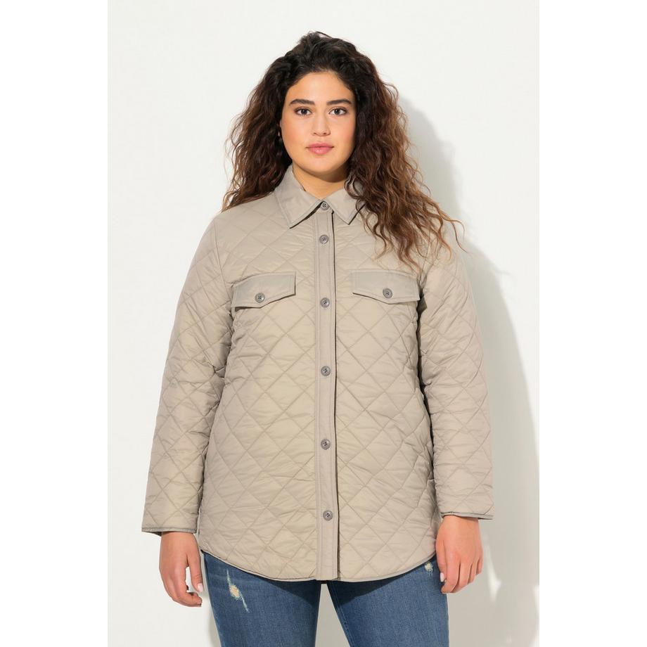 Ulla Popken Veste Chemisier Matelassée  