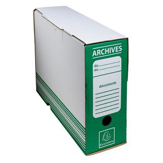 Exacompta Scatola archivio dorso 100mm cartone ondulato - 25x35cm - x 50  