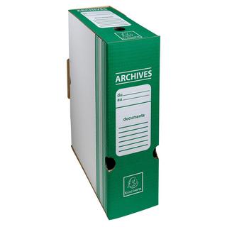 Exacompta Scatola archivio dorso 100mm cartone ondulato - 25x35cm - x 50  