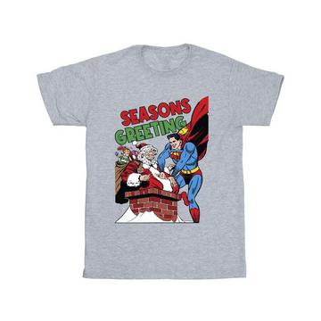 Superman Santa Comic TShirt