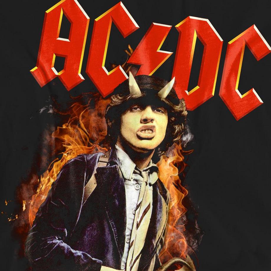 AC/DC ACDC T-Shirt Imprimé Graphique  