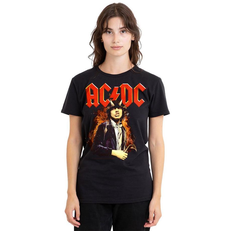 AC/DC ACDC T-Shirt Imprimé Graphique  