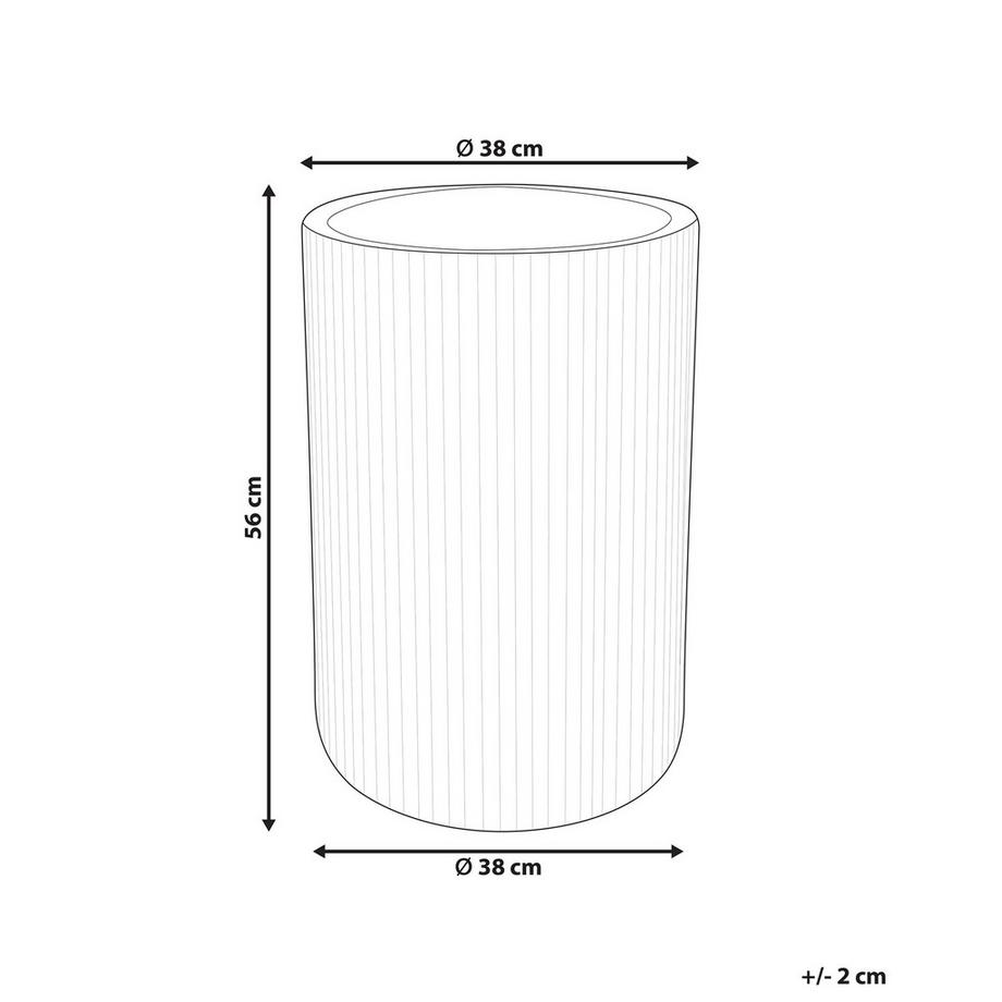Beliani Vaso per piante en Fibra d'argilla Industriale EANTIO  