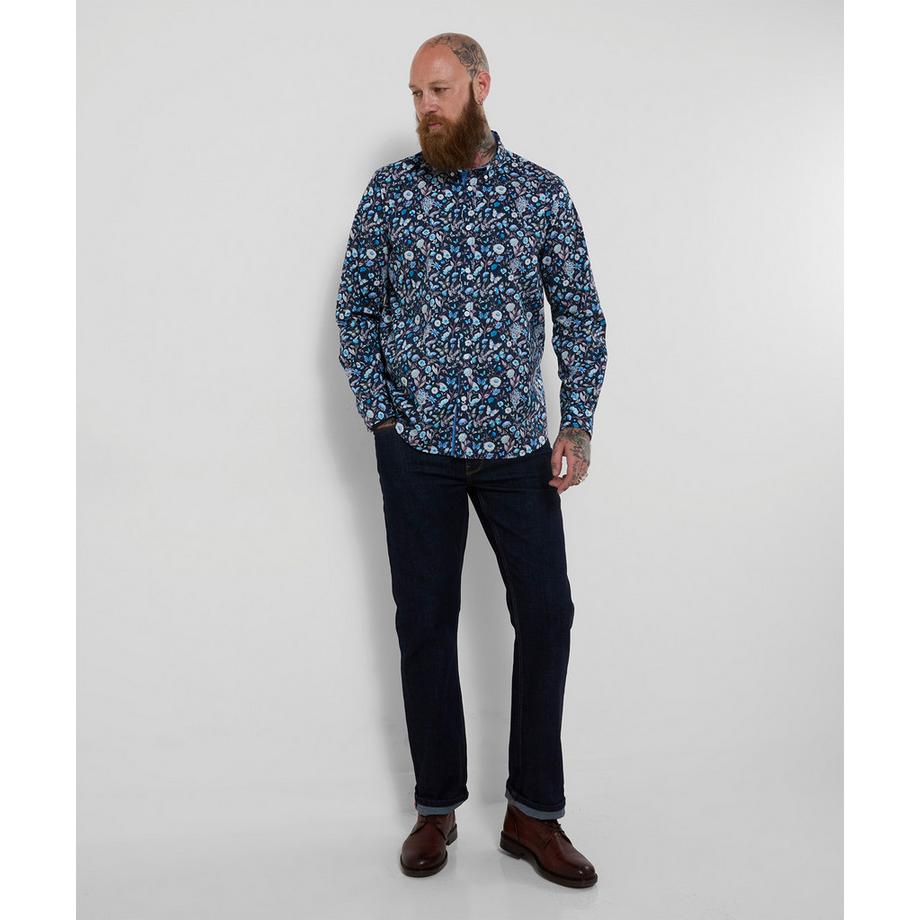 Joe Browns Camicia a Maniche Lunghe con Stampa Floreale  