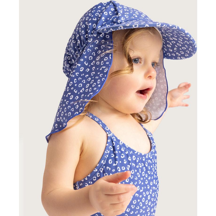 Swim Essentials  Badeanzug ädchen 8692 Blue Leopard 