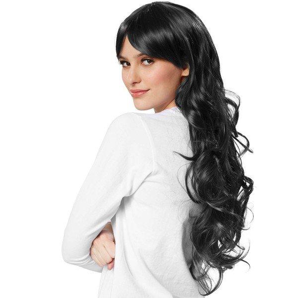 Tectake  Perücke Lange Haare Locken 