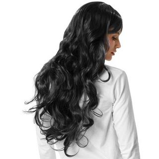 Tectake  Perücke Lange Haare Locken 