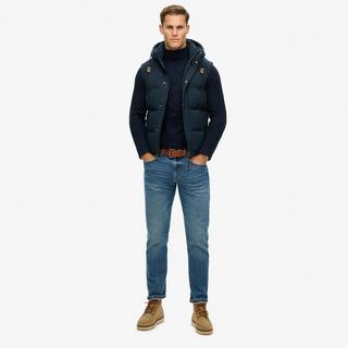 Superdry Everest Gilet Imbottito con Cappuccio  