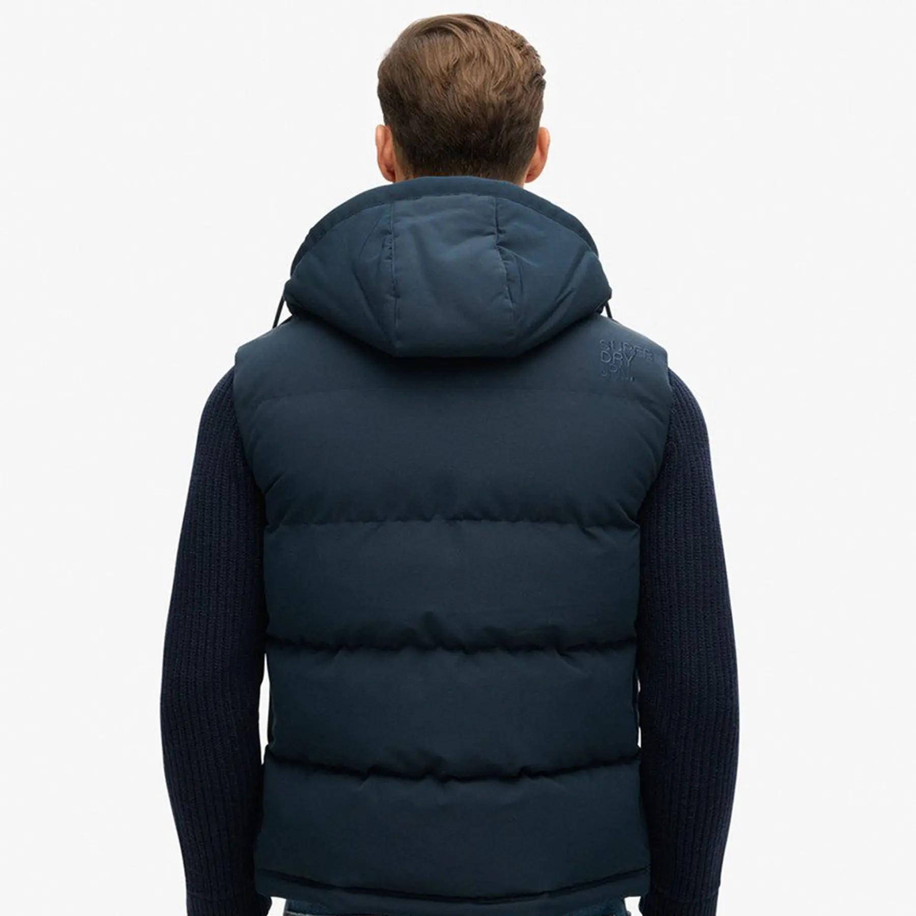 Superdry Everest Gilet Imbottito con Cappuccio  