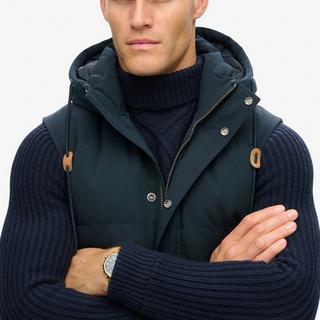 Superdry Everest Gilet Imbottito con Cappuccio  
